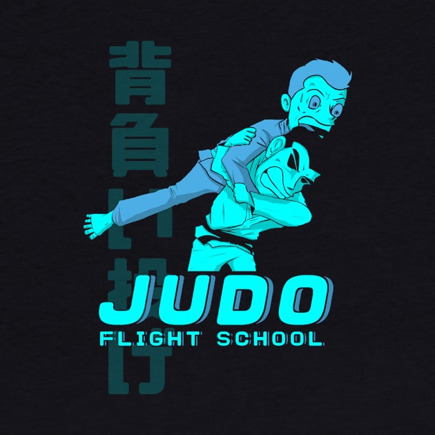 Judo Seoi Nage Flight School by eokakoart